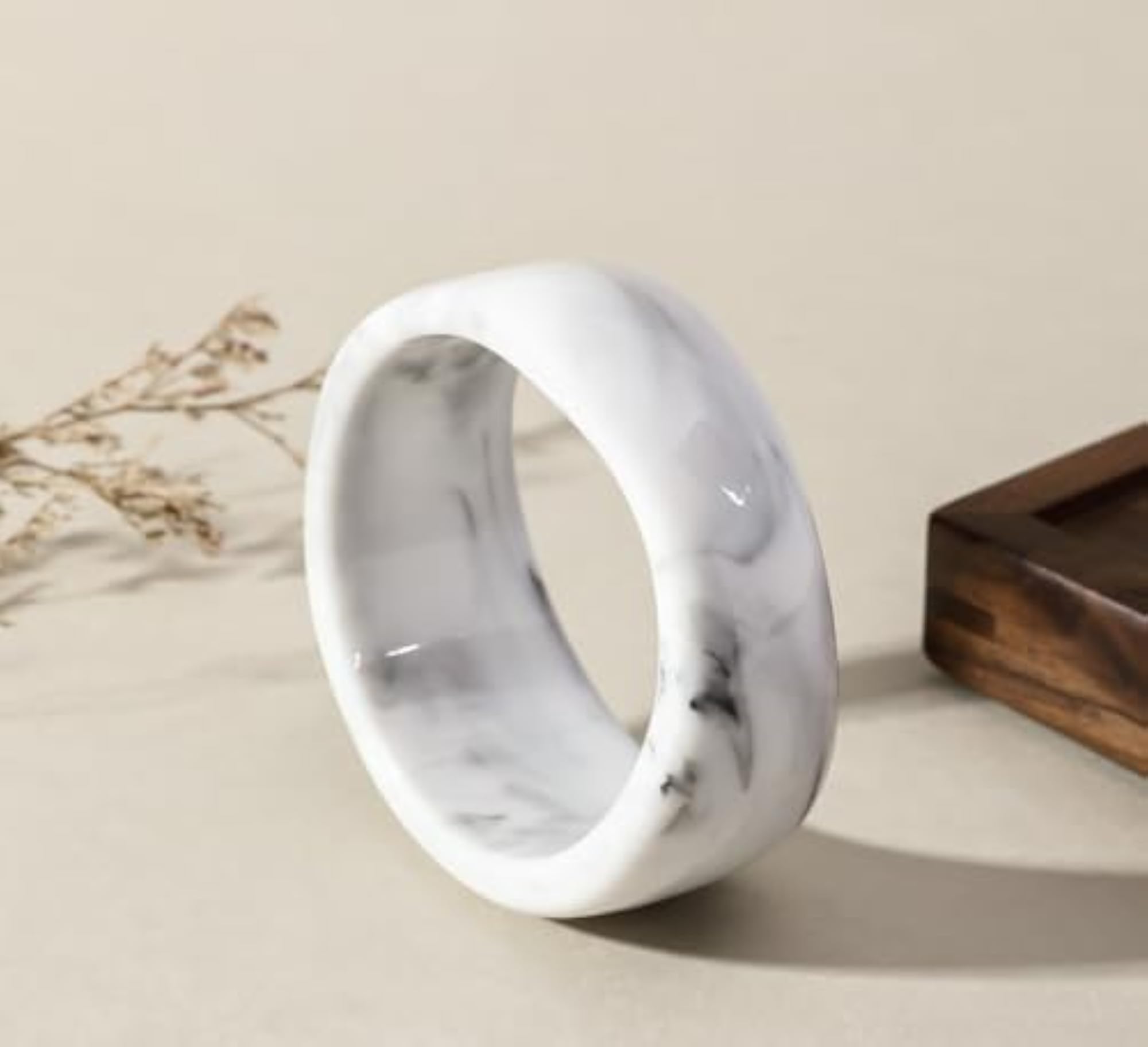 Colorful Irregular Geometric Acrylic Resin Bangle Bracelet, Handmade Gift